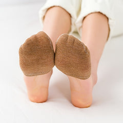 10 Pairs Women Toe Topper Socks Toe Liner Sock Half Socks No Show Low Cut Socks
