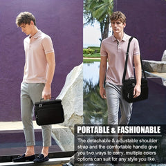 Leakproof Insulated Lunch Bag for Office School Waterproof Adjustable Strap