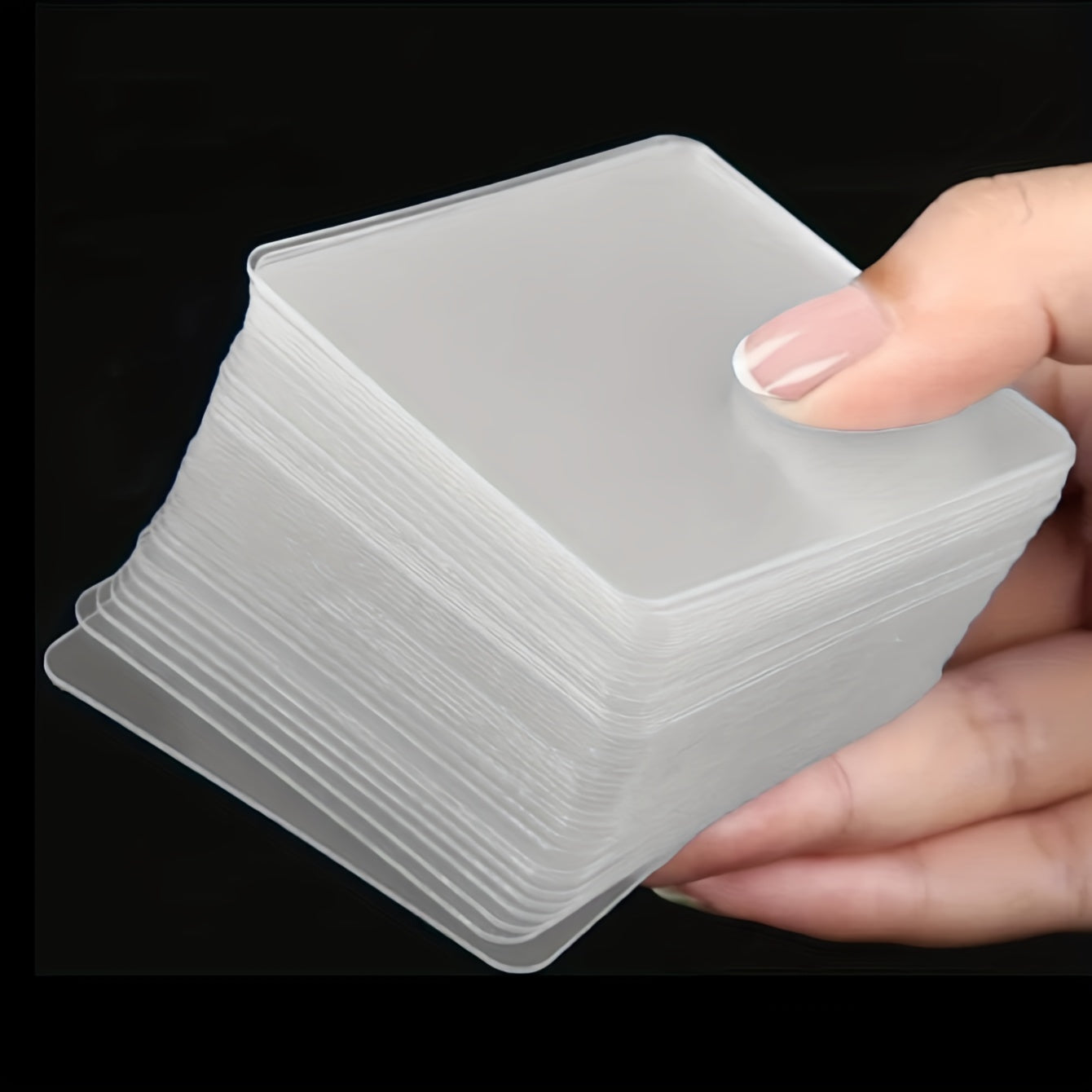 Square Transparent Acrylic Adhesive Double-sided Viscose Non-punching PVC Tape