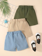 3pcs Boys Quick Drying Shorts for Summer Outdoor