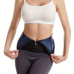 Zipper Waist Trainer Tummy Control Girdle Belt