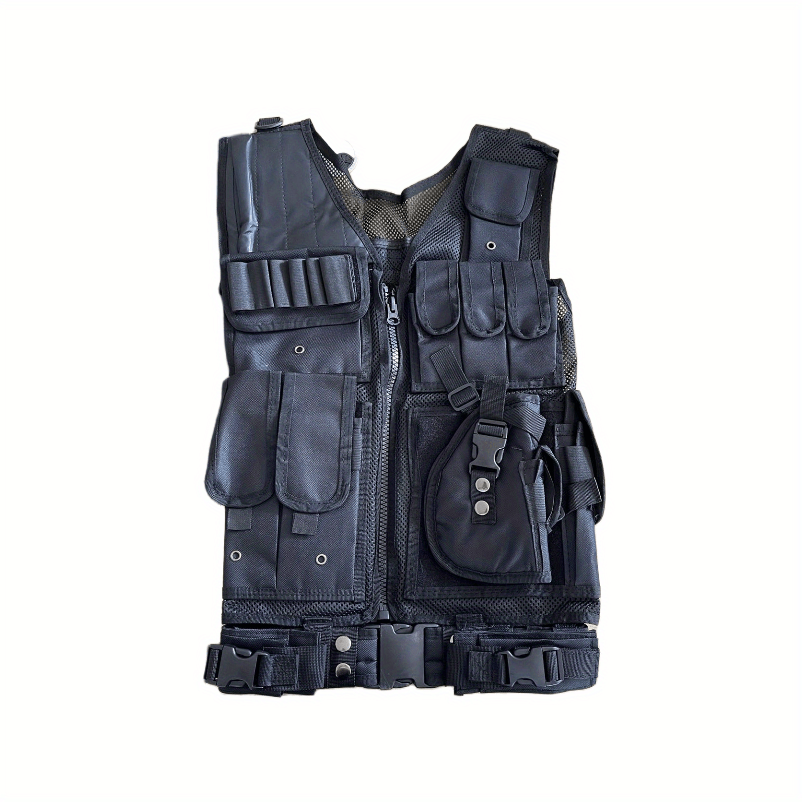Camouflage Tactical Vest Wear-resistant Nylon for Outdoor Survival