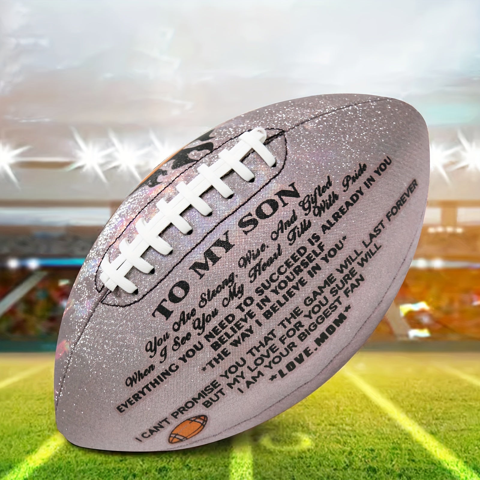 Engraved Size 9 Football - Christmas Gift for Son