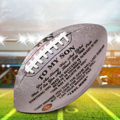Engraved Size 9 Football - Christmas Gift for Son
