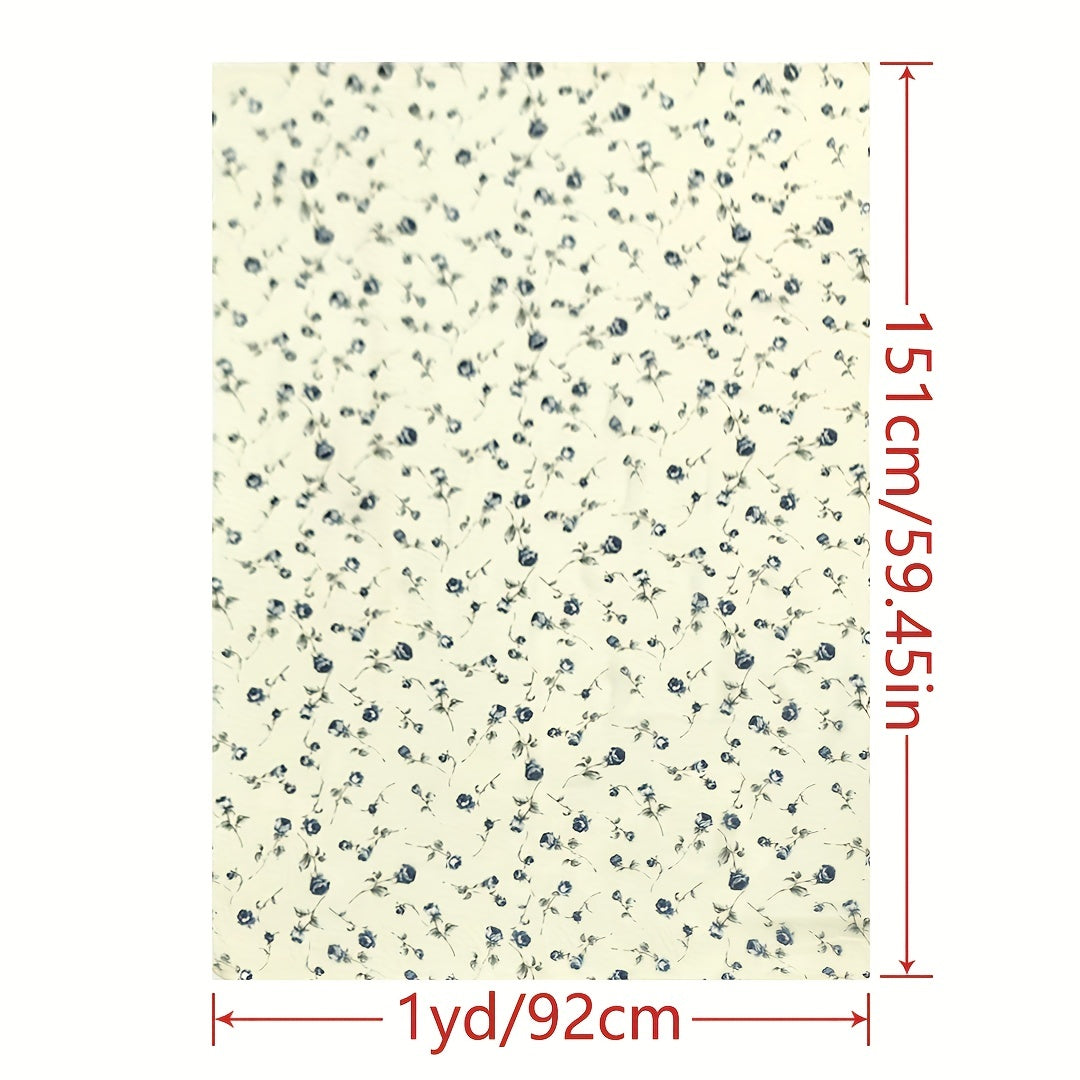 1yd Chiffon Fabric DIY Clothing Pants Dress Fabric Cutting Size