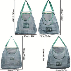 Large Capacity Mesh Storage Bag Hanging Portable Fruit And Vegetable Storage Bag