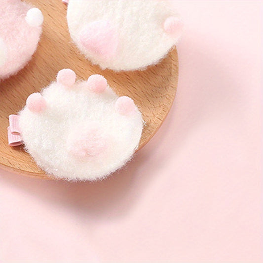 2pcs Cat Claw Hair Clip Baby Girls Hair Accessories