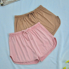 Lace Up Lounge Bottoms Drawstring Shorts Womens Loungewear