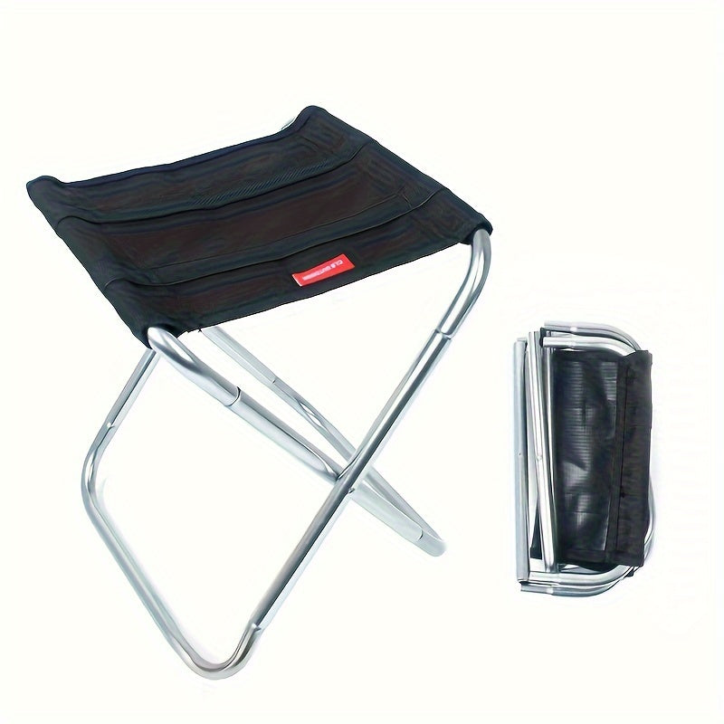 Portable Folding Stool Aluminum Foldable Stool For Outdoor Activities