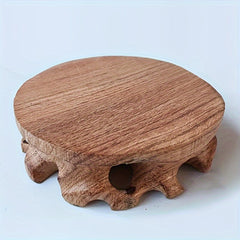 Red Wood Hand Collection Display Base Bracket
