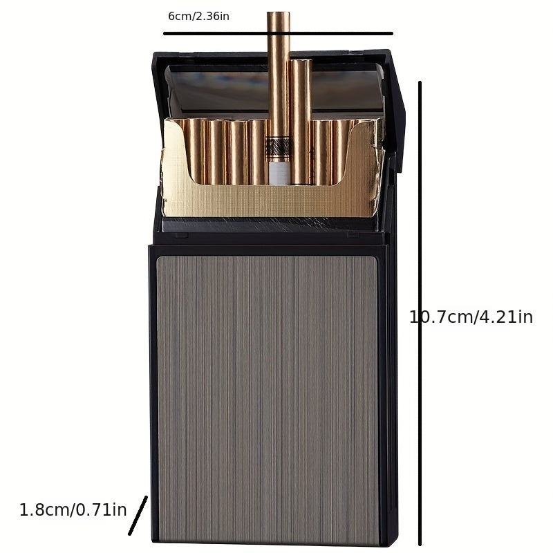 Metal Slim Cigarette Box Case 107mm60mm18mm
