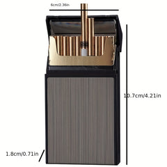 Metal Slim Cigarette Box Case 107mm60mm18mm