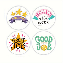 300pcs Cartoon Reward Stickers Teacher Supplies Classic Gift Sticker Roll