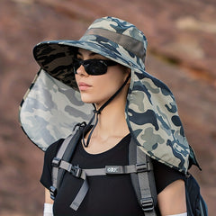 Camouflage Fisherman Hat Quick Dry Waterproof Fishing Hat