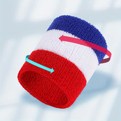 1 Pair Wrist Sweatbands Absorbent Sweatbands for Sports