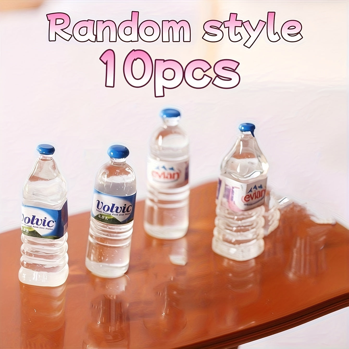Dollhouse Mineral Water Cup Set for Landscapes Decor Props and Birthday