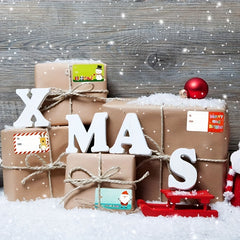 500pcs Christmas Santa Claus Stickers Self Adhesive Christmas Tag