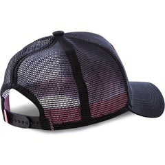 Anime Character Patch Baseball Cap Mesh Sports Trucker Hat