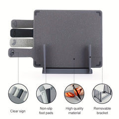 Plastic Cutting Board Double Sided Kitchen Tool