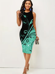 Sleeveless Midi Dress Casual Summer Dress