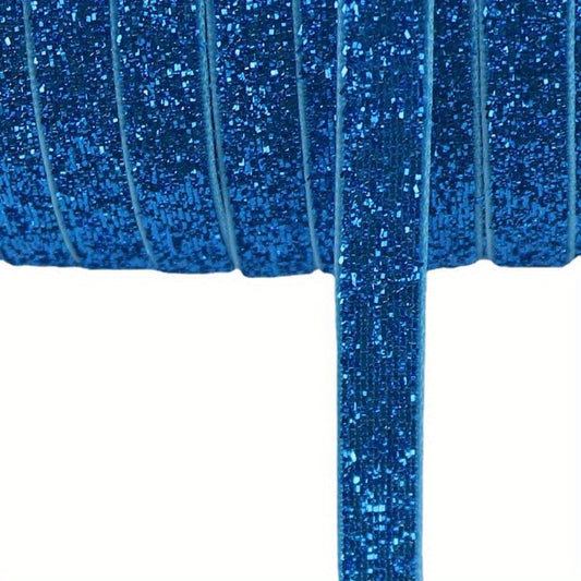 5 Yards 10mm Glitter Velvet Ribbon DIY Gift Wrapping Hair Bows Wedding Party