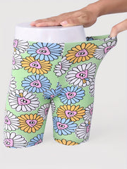 Girls Flowers Graphic Elastic Waist Cropped Legging Set