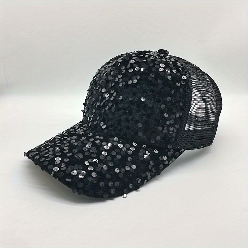 Sequins Baseball Cap Personalized Hat For Men Women