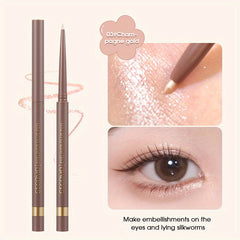 Fine Tip Eyeliner Glue Pen Waterproof Smudge Proof Brightening Makeup Stick