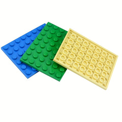 8pcs Building Blocks Thin Figures Bricks 6x8 Dots Educational