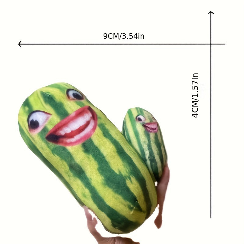 Watermelon Strip Sound Pendant Net Red Key Tricky Watermelon Head