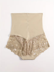 Lace Stitching Shaping Panties High Waist Compression Panties