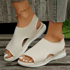 Women's Cutout Beach Sandals Non Slip Summer Sandals