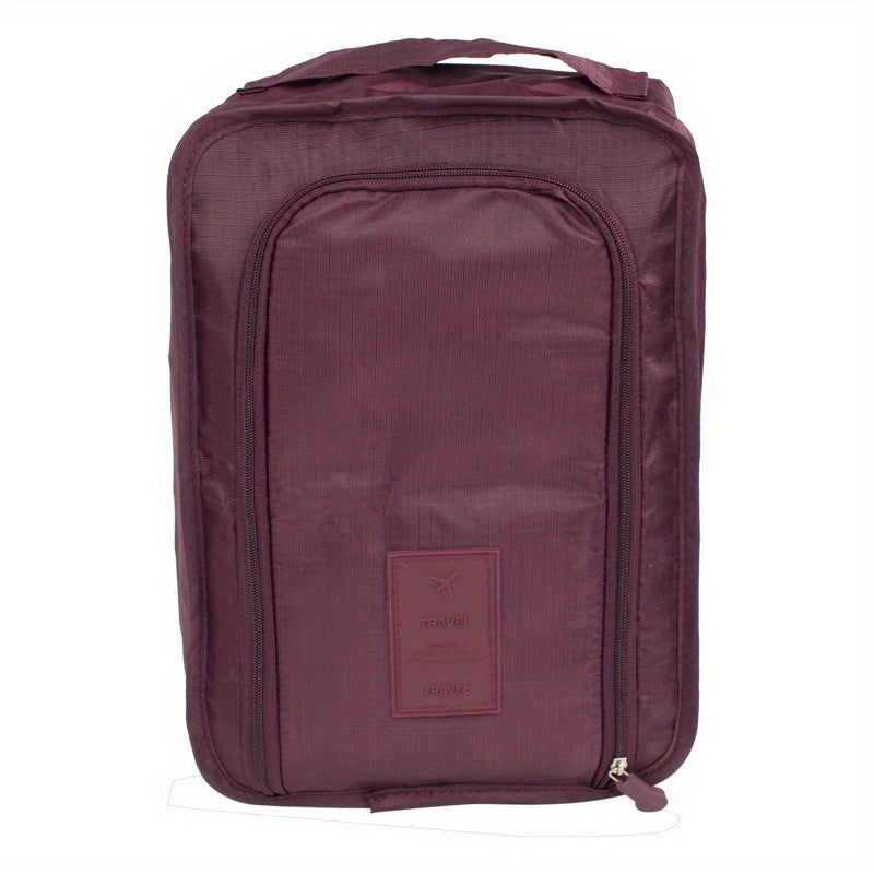 Portable Travel Shoes Storage Bag with Zipper - Luggage Packing Bag