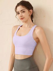Criss Cross Straps Fitness Crop Tank Top