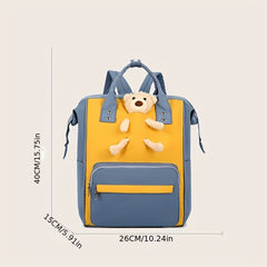 Bear Mommy Bag Large Capacity Waterproof Backpack