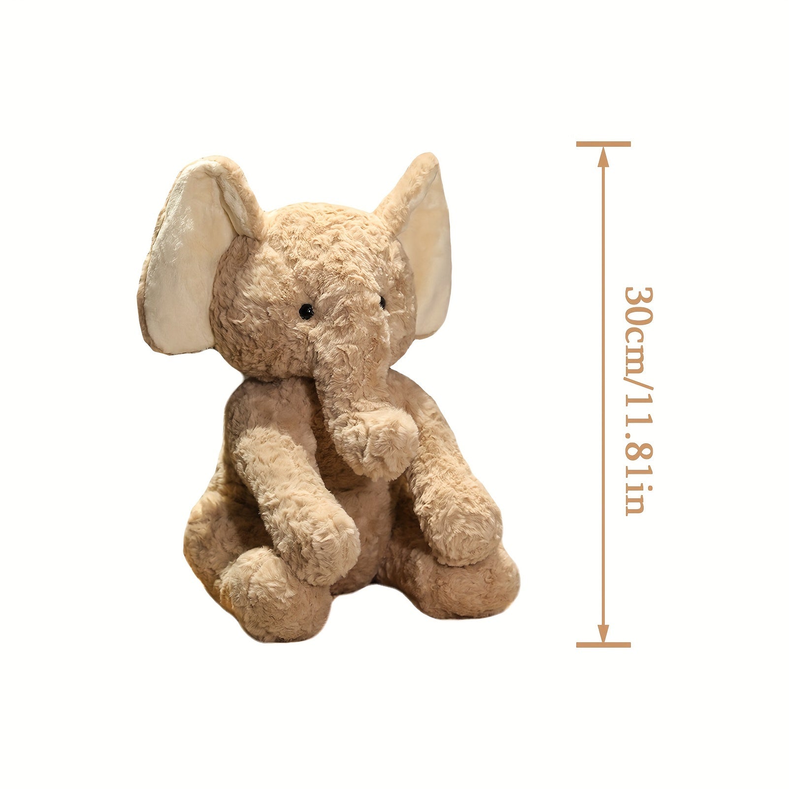Adorable Elephant Plush Toy Throw Pillow Soft Home Decor Gift for Friends