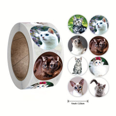 1500pcs Animal Stickers Roll - Teacher Classroom Reward Handbook Gift Decoration