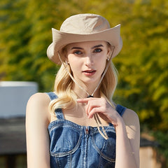 Casual Rolled Brim Sun Hat Lightweight Hiking Fishing Boonie Hat