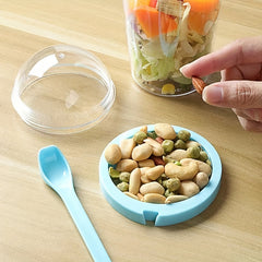 Leakproof BPA Portable Breakfast Bottle With Spoon