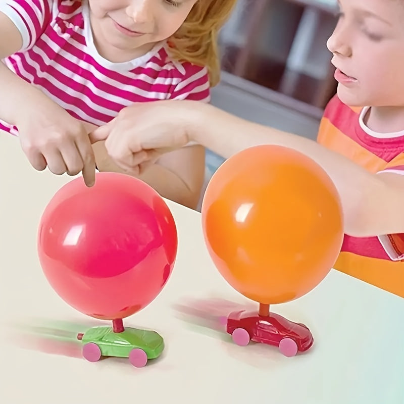 3pcs Balloon Cars DIY Fun Toys Automobile Glider Puzzle Science