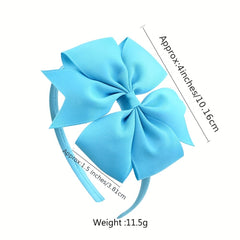 Cute Bowknot Hair Hoop Headpiece for Baby Girls