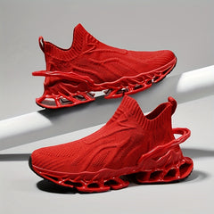 Men's Slip-On Athletic Shoes Lightweight Breathable Running Basketball Gym