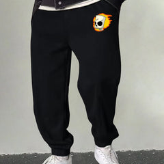 Men's Cartoon Graphic Sweatpants Casual Loose Joggers