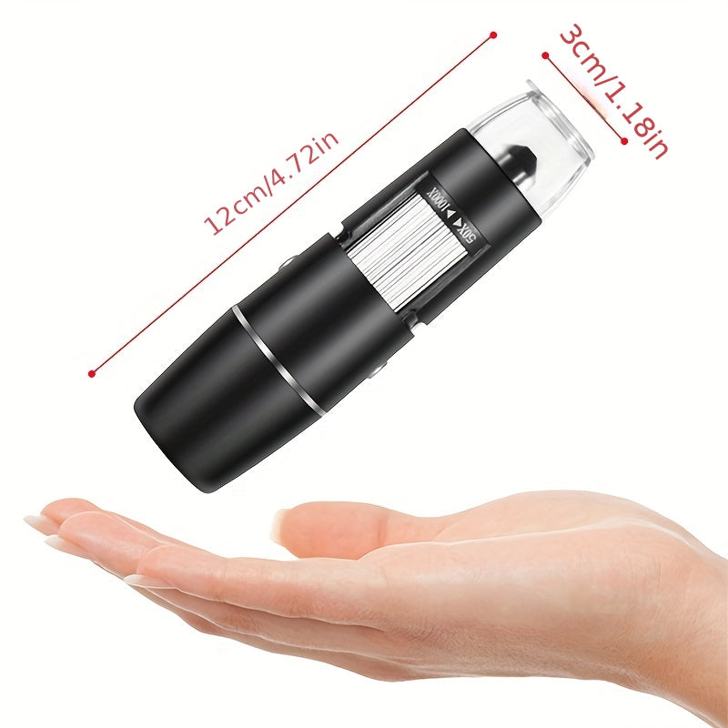 1600X Digital Microscope Camera 3in1 Type C USB Portable Electronic Microscope