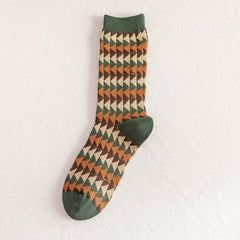 5 Pairs Christmas Socks Warm Novelty Crew Vintage Gentle Socks