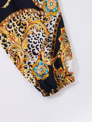 Bohemian Print High Waist Pants