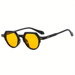 Retro Round Frame Sunglasses for Party