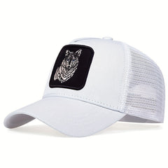 Men's Wolf Pattern Baseball Cap Adjustable Hat Spring Autumn Summer