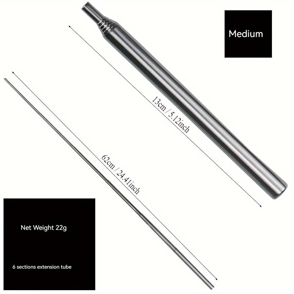 Stainless Steel Fire Blowing Tube for Camping