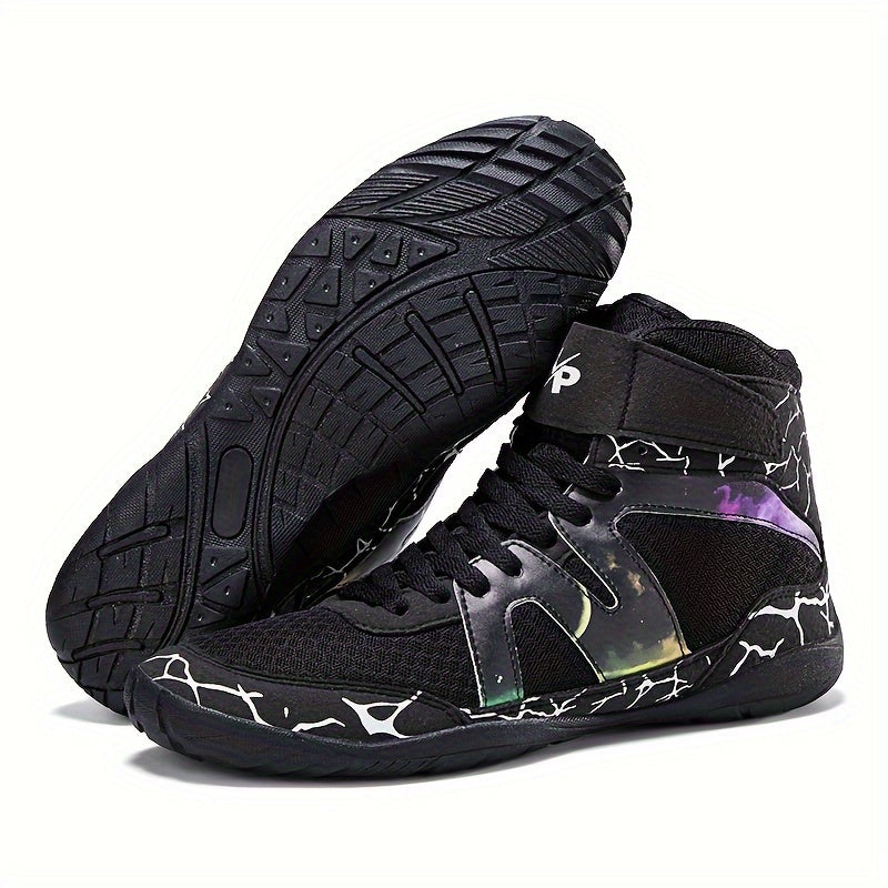 Men's Wrestling Shoes Non Slip Boxing Sneakers For Outdoor Activities